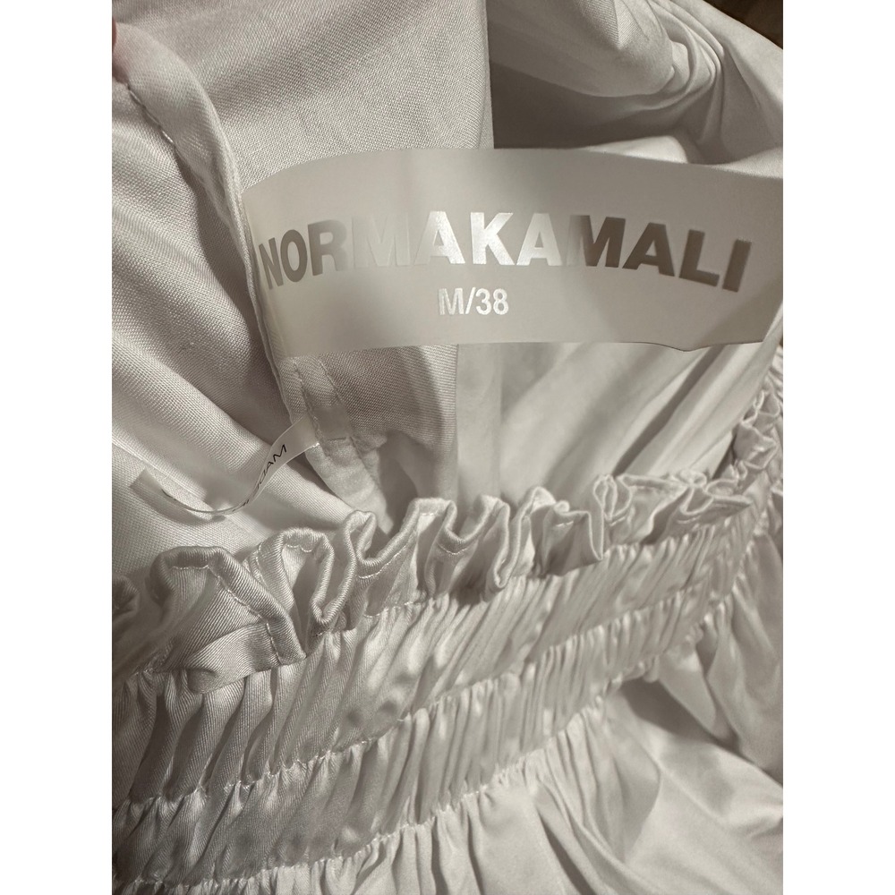 Norma Kamali White Off-Shoulder Mini Dress - Picture 9 of 9